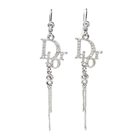 christian dior drop earrings